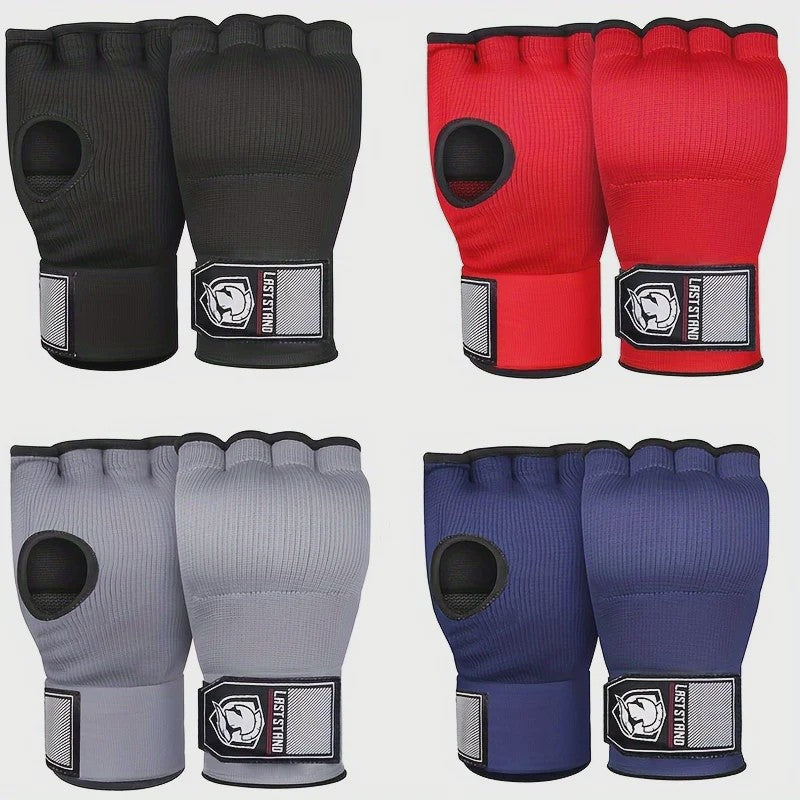 Half Vinger Bokshandschoenen met Lange Polsband - Ideaal voor MMA, Muay Thai & Training