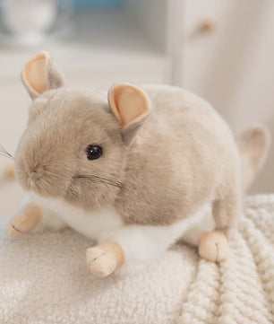 Kawaii Chinchilla Pluche Knuffel - 40cm Zachte Levensechte Speelgoed - Verjaardagscadeau