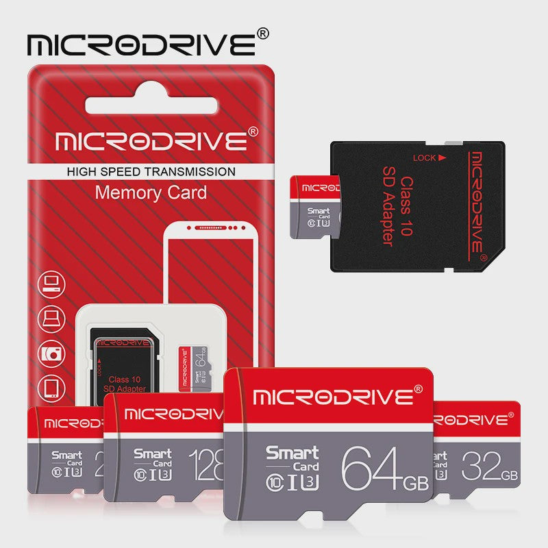 High Speed Micro SD Kaart 256GB Class 10 - TF Flash Geheugenkaart voor Smartphone & Camera