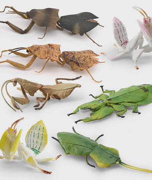 Realistische Insecten Model Figuren: Bidsprinkhaan, Bladwesp & Meer - Educatief Speelgoed & Decoratie