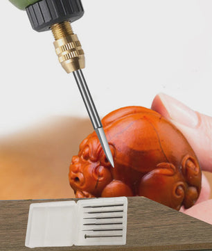 6-delige Houtsnij Boorbeitel Set voor Dremel - 2.35/3mm Schacht