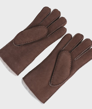 Luxe Unisex Lammy Voering Leren Handschoenen - Handgemaakt & Warm
