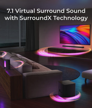 ULTIMEA Apollo S70 Ultra Soundbar: 7.1ch Surround, 410W, Subwoofer & RGB