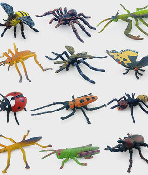 Realistische Insecten Speelgoed Set - Vlinder, Bij, Spin, Krekel & Meer - Educatief Speelgoed