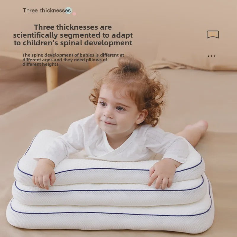 Baby Hoofdkussen met Neksteun - Ergonomisch en Ademend voor Kinderen (1-16 Jaar)