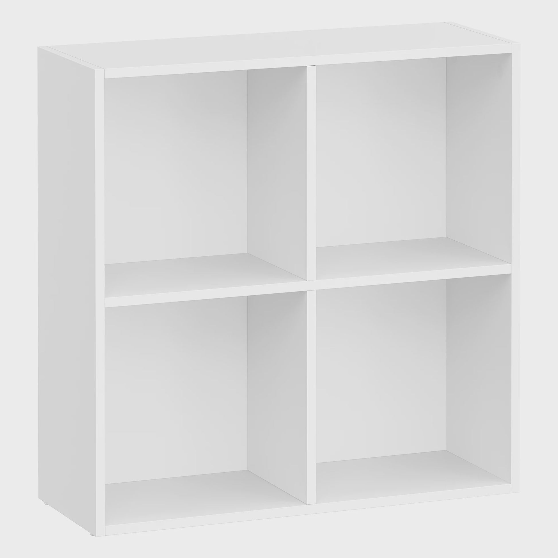VASAGLE Boekenkast met 4 Vakken - Stijlvolle Opbergkast voor Kantoor en Woonkamer