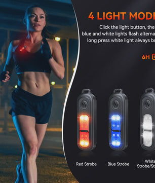 Persoonlijk Veiligheidsalarm met Sleutelhanger, 130dB, USB Oplaadbaar, LED Licht voor Noodgevallen & Nachtsport