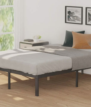Heavy Duty Stalen Bedframe met Houten Lattenbodem - 3500lbs Draagkracht