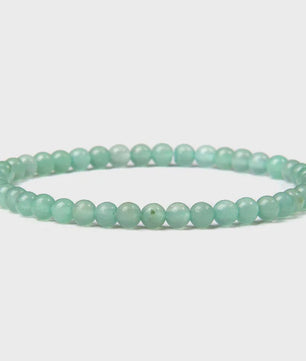 Natuursteen Armband met Kwarts, Kattenoog, Jades & Aquamarijn Kralen - Stretch Bangle voor Dames & Heren