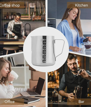 RVS Melkopschuimkan - Barista Kwaliteit voor Perfecte Latte Art