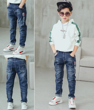 Stoere Slim Fit Jeans voor Jongens | Lente & Herfst | Casual & Trendy | Kindercadeau