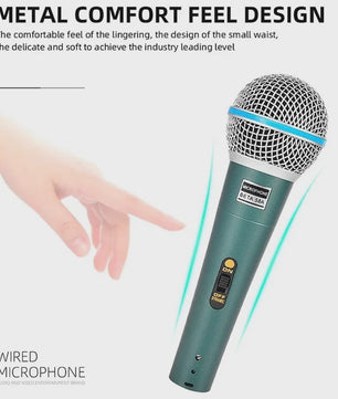 Professionele Bedrade Dynamische Microfoon voor PC, Karaoke, Gaming & Live Streaming