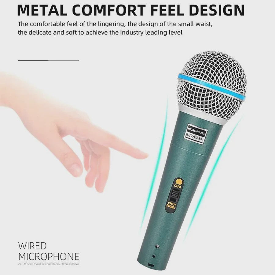 Professionele Bedrade Dynamische Microfoon voor PC, Karaoke, Gaming & Live Streaming