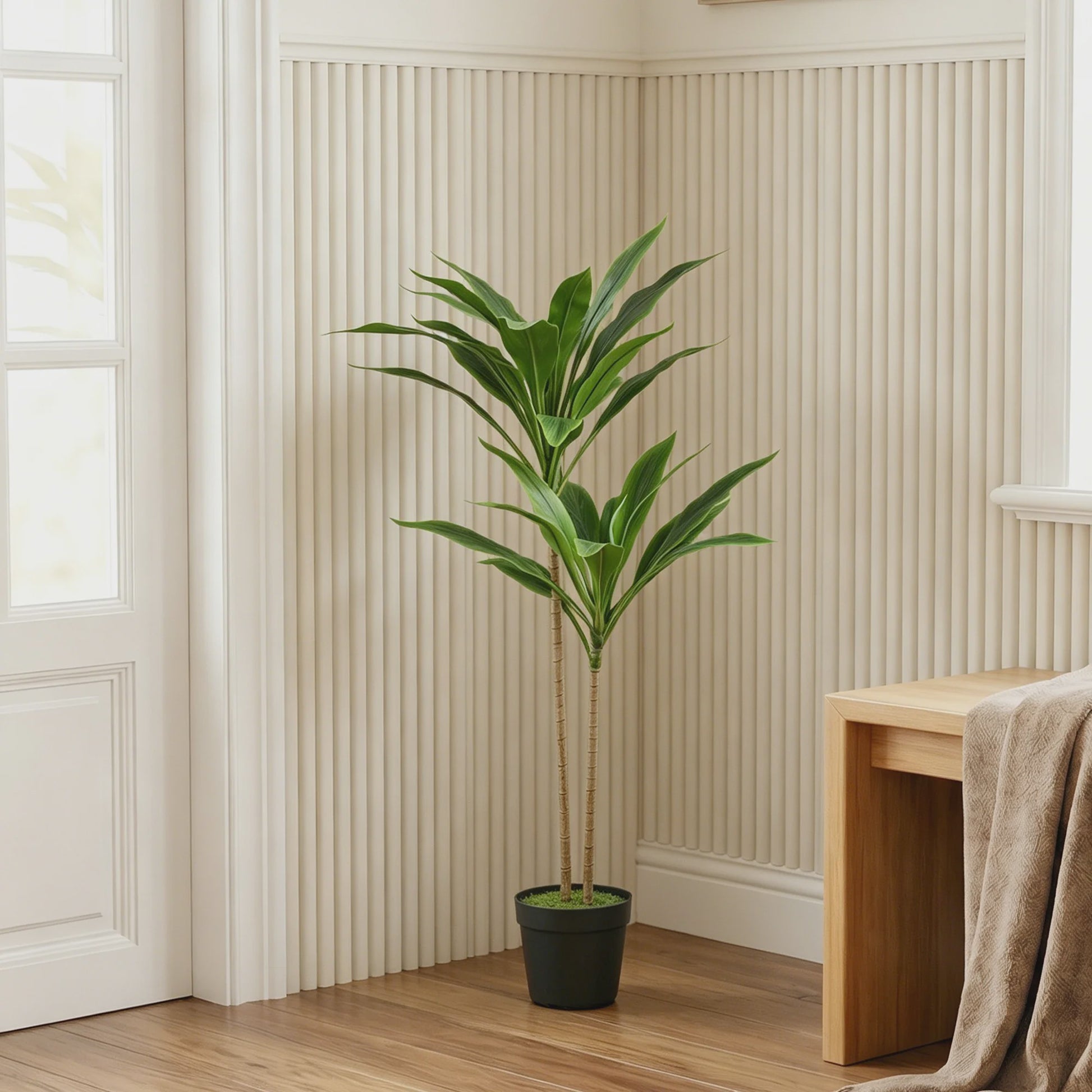 Kunstplant Cordyline Boom in Pot - 90 cm - Realistische Bladeren - Binnen & Buiten