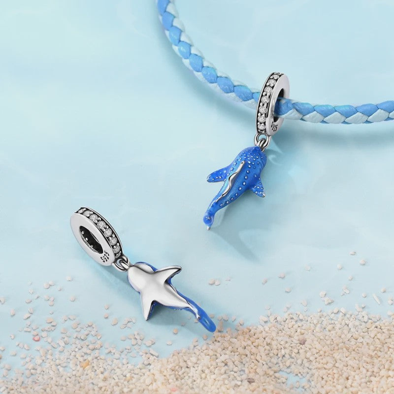925 Sterling Zilver Charms: Walvishaai, Zeepaardje & Dolfijn - Luminous DIY Sieraden & Cadeaus