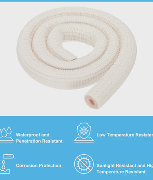 Isolatieschuim Buizen voor Airconditioner Leidingen - Warmte- en Koudeisolatie (1/2/3 Meter)