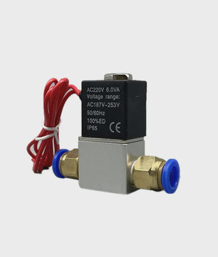 Elektrische Solenoïde Klep 12V/24V/220V - 2/2 Weg Normaal Gesloten - 6mm/8mm Slangaansluiting
