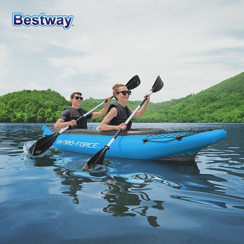 Bestway Hydro-Force Opblaasbare Vis Kajak - Duurzaam PVC, Draagbaar & Lichtgewicht