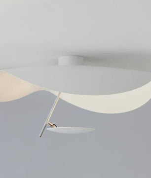Moderne LED Plafondlamp Schotelvorm Goudkleurig Interieur - SediaXL