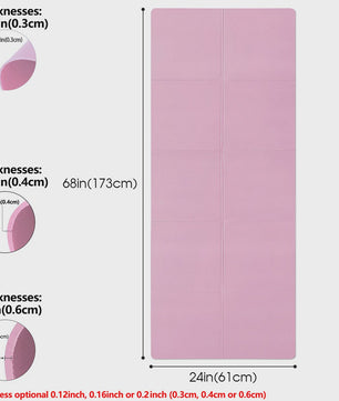 Antislip Yoga & Pilates Mat - 3mm, 4mm of 6mm Dik - Comfortabel & Duurzaam