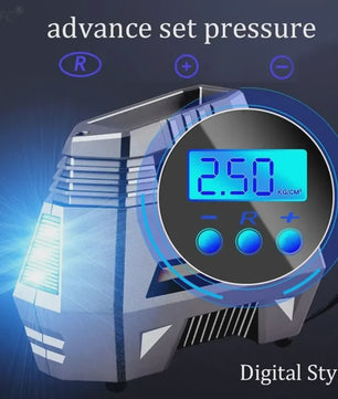 Draagbare 12V Auto Luchtpomp - 150 PSI Elektrische Bandenpomp voor Auto, Motor, Fiets & Ballen met LED