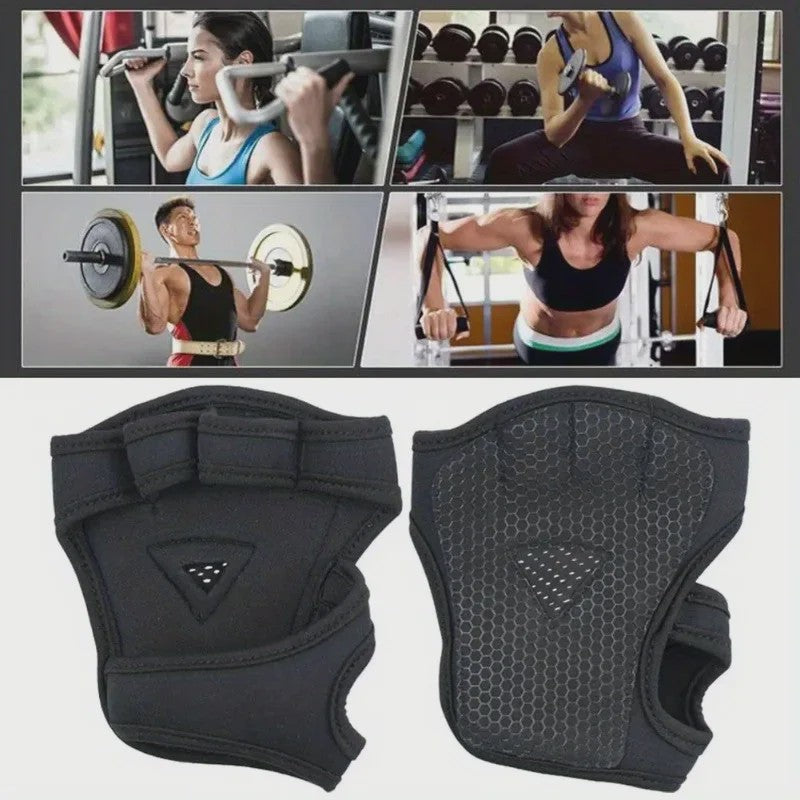 Fitness Handschoenen Halve Vinger met Polsondersteuning - Non-Slip Grip voor Gewichtheffen & Bodybuilding