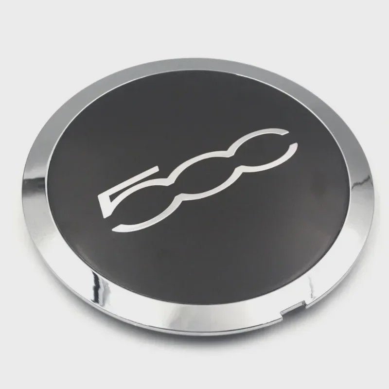 Set Naafdoppen Velgen 500 Logo voor Fiat 500 - 4 Stuks