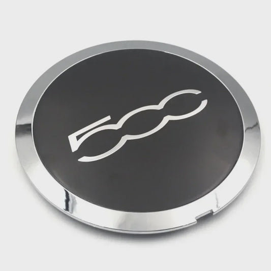 Set Naafdoppen Velgen 500 Logo voor Fiat 500 - 4 Stuks