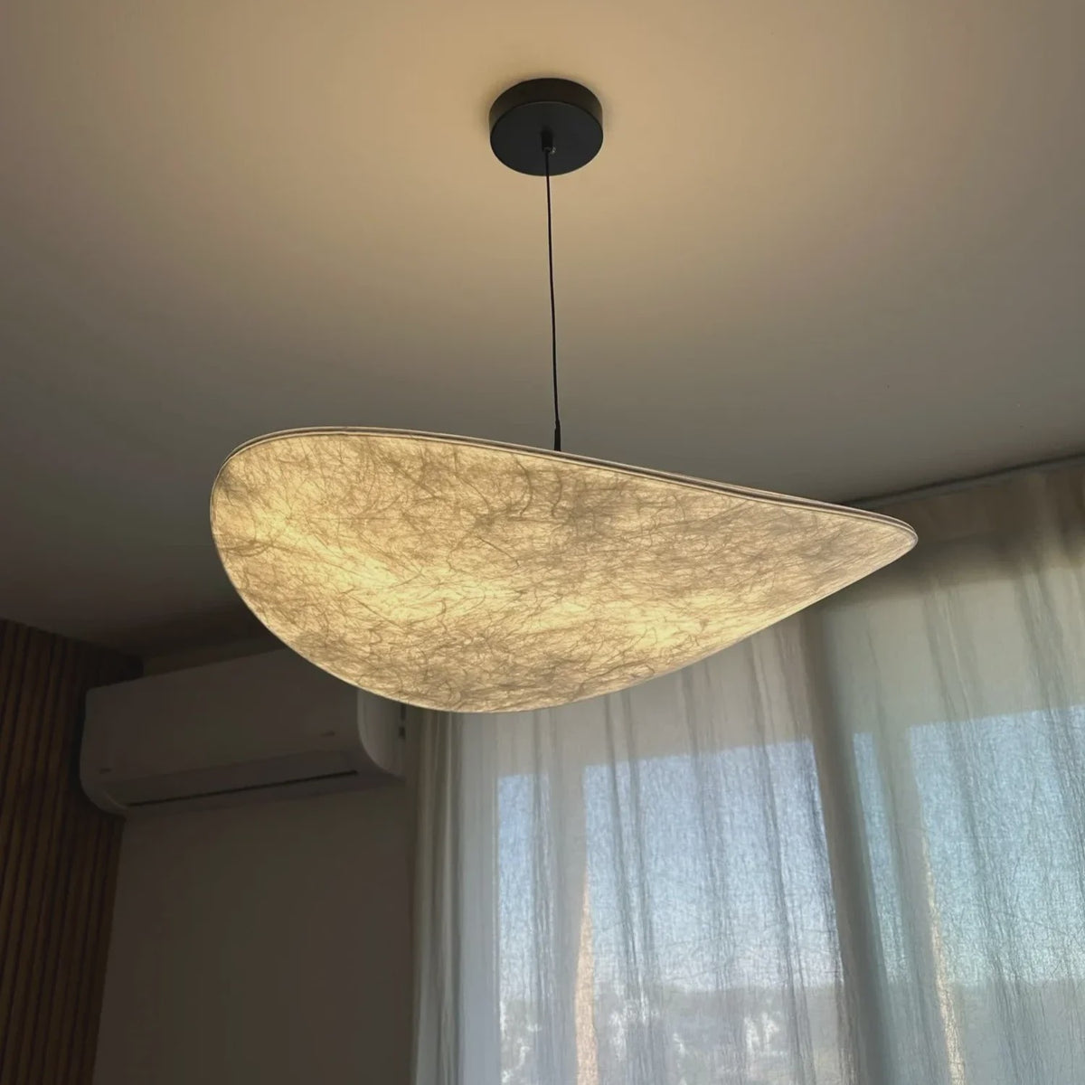 Nordic Stijl Zijde LED Hanglamp - Sfeervolle Verlichting voor Woonkamer en Eetkamer