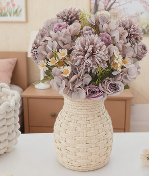 Kunstboeket Bloemcombinatie - Decoratie voor Huis, Bruiloft & Fotografie