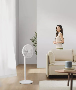 MIJIA Slimme DC Vloerstaande Ventilator 1X - 7 Bladen, 140° Luchtstroom, Stil (25.6dB), Slim Bedienbaar