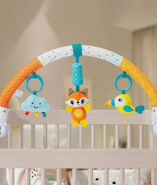 Baby Speelboog voor Kinderwagen & Reiswieg - Interactief & Verstelbaar Speelgoed