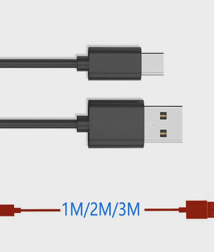 USB-C Oplaadkabel voor PS5, Xbox Series X/S, Switch Pro & meer Gamecontrollers