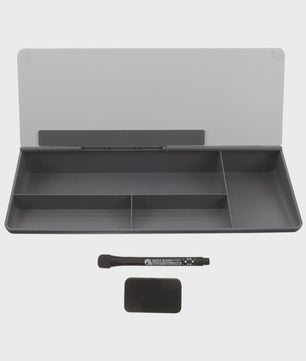 Glazen Whiteboard Bureau Organizer met Pennenbakje
