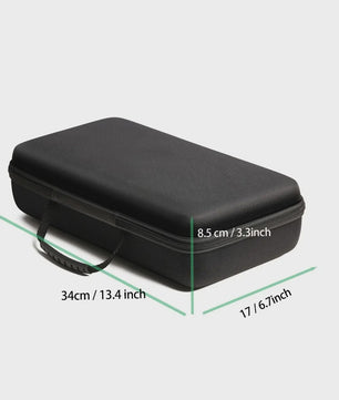Luxe Horlogedoos 10 Vakken - Hardcase Opbergdoos & Vitrinehouder