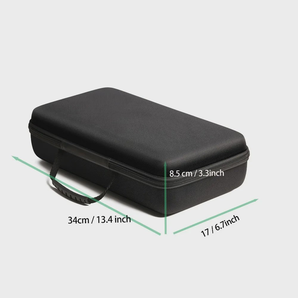 Luxe Horlogedoos 10 Vakken - Hardcase Opbergdoos & Vitrinehouder