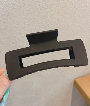 Minimalistische Geometrische Haarclip - Acryl Vierkante Klip