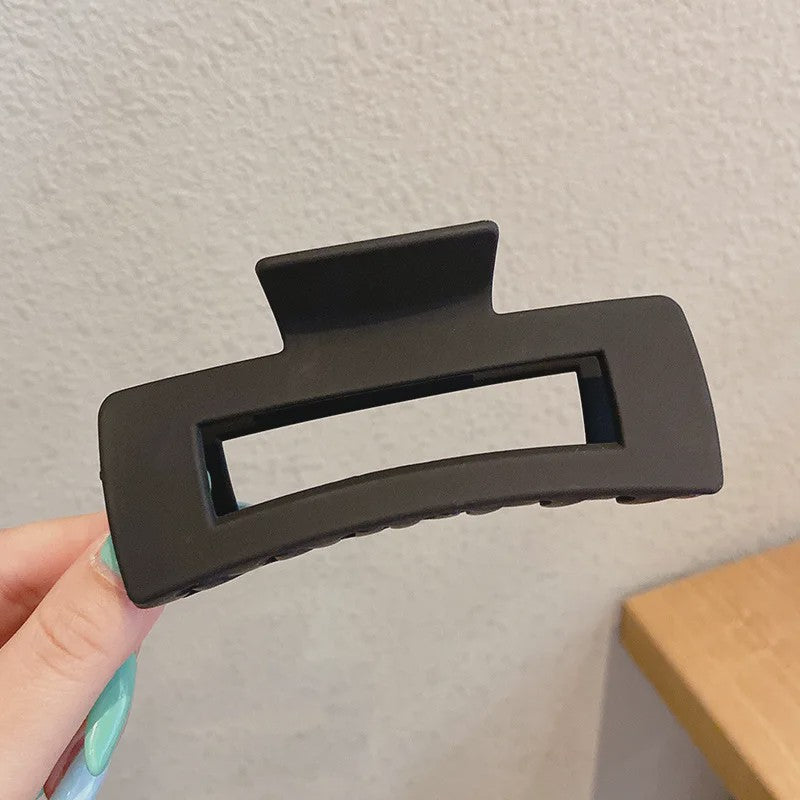 Minimalistische Geometrische Haarclip - Acryl Vierkante Klip