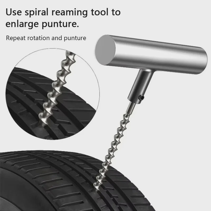 Universele Bandenreparatieset voor Auto & Motor - Compleet Gereedschap