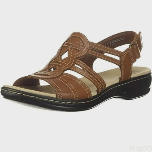 Dames Zomer Sandalen - Comfortabele Floral Slippers met Wedge Hak - Lichtgewicht & Ademend