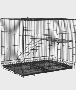 Grote Opvouwbare Dierenkooi voor Katten, Honden en Konijnen - 70x50x58 cm