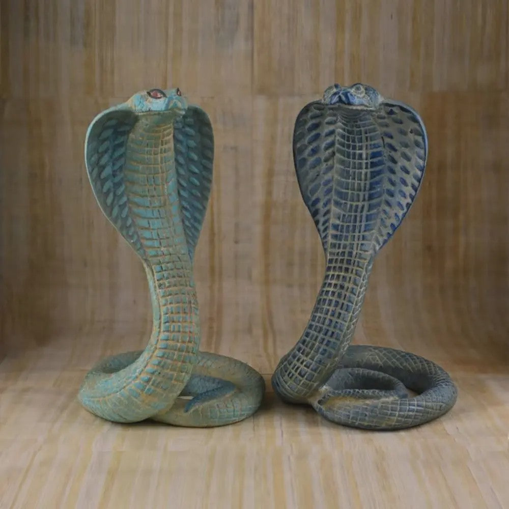 Levensechte Cobra Model Figuur - Hars Ornament voor Kinderen & Decoratie