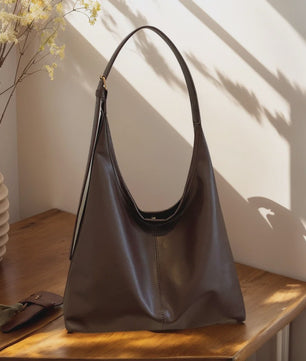 Ruime Vintage Hobo Tas Dames - Stijlvolle Schoudertas voor Dagelijks Gebruik
