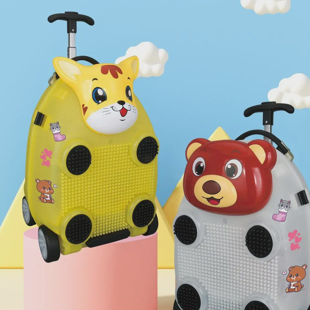 Leuke Kinder Koffer - Zitten, Trekken & Reizen met Dieren Design