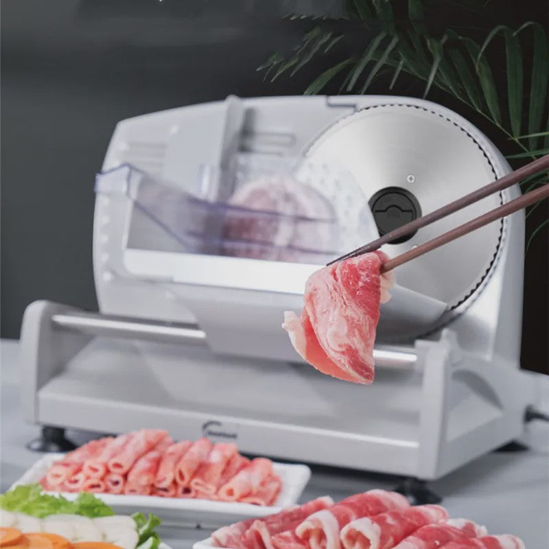 Elektrische Vlees Snijmachine 220V - Precisie Snijden van Vlees, Brood & Groenten