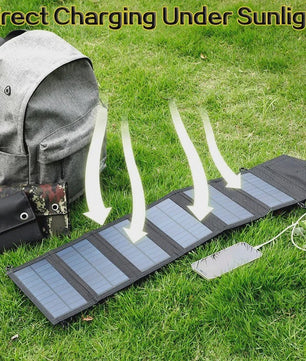 Opvouwbaar Zonnepaneel 800W - Draagbare Krachtbron met USB Snellader