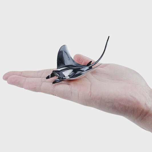 Toymany Manta Ray Speelfiguur - Realistische Oceaan Dieren Model, Cadeau voor Kinderen