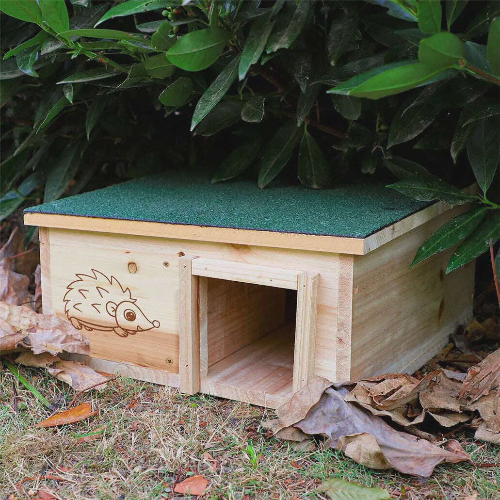 Houten Egelhuisje - Veilige Schuilplaats & Nestkast voor Kleine Dieren