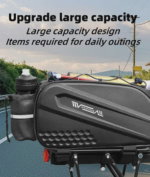 Waterdichte Fietstas Achtertas Hardcase 10L - Multifunctionele Fietsbagage Tas
