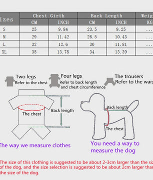 Gebreide Hondentrui voor Kleine en Middelgrote Honden - Winterkleding voor Chihuahua's en Yorkshire Terriers